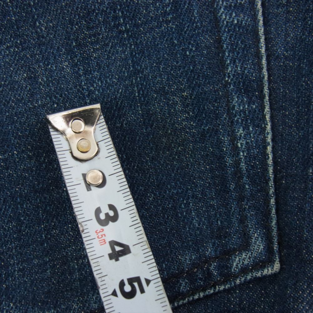 CHROME HEARTS クロムハーツ(原本無) FLEURKNEE DNM PANTS ダガージップ フレアニー デニムパンツ インディゴブルー系【中古】