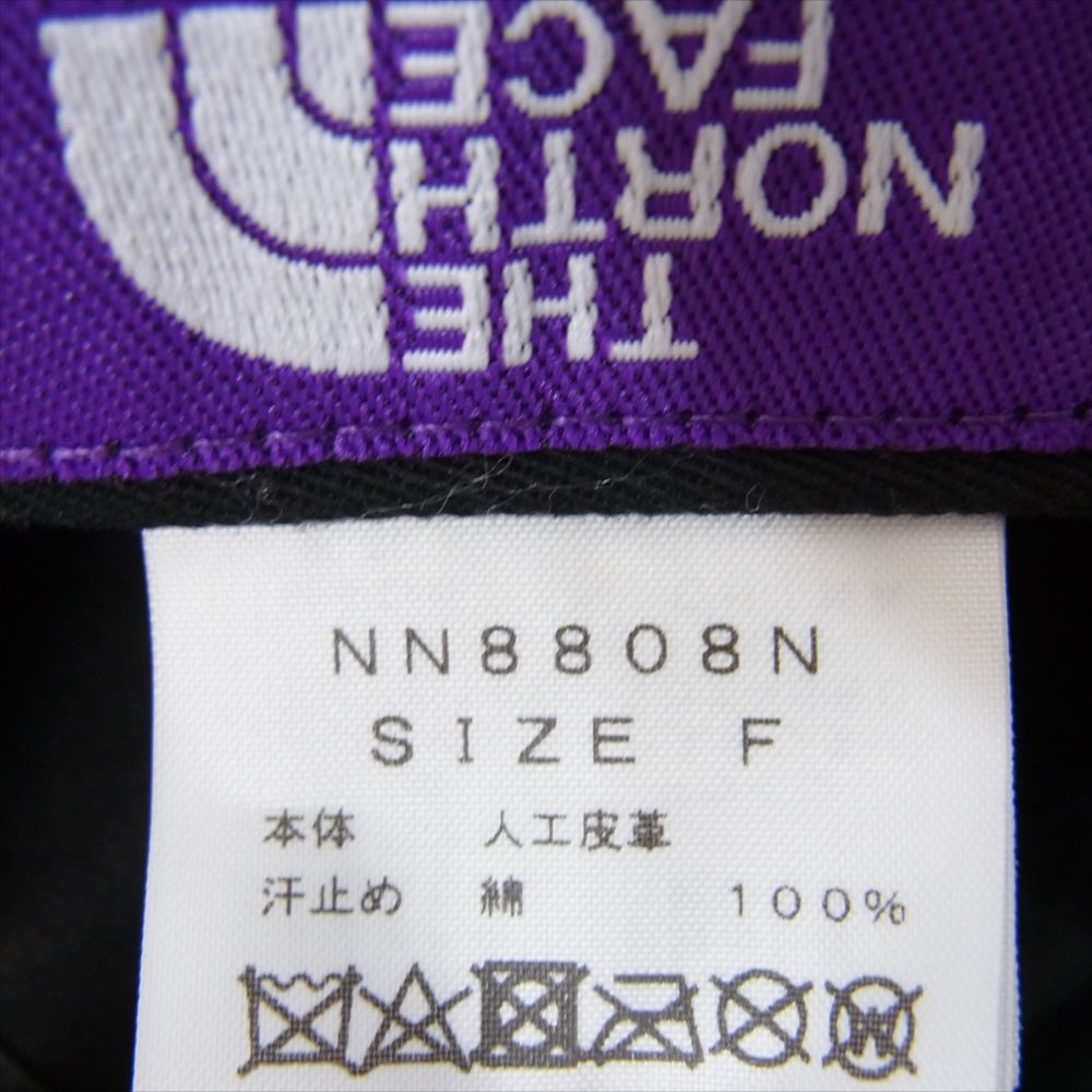THE NORTH FACE ノースフェイス PURPLE LABEL パープル レーベル Suede Cap ジェットキャップ マイクロ スエード ブラック系 F【中古】