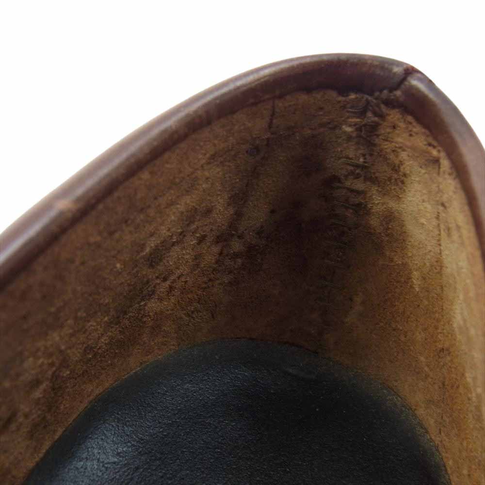 マンリー 9050 ヴィンテージ レザー ローファー ブラウン系 8.5D【中古】