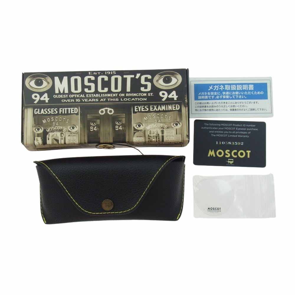 モスコット MILTZEN ミルゼン アイウェア サングラス ブラック系【美品】【中古】