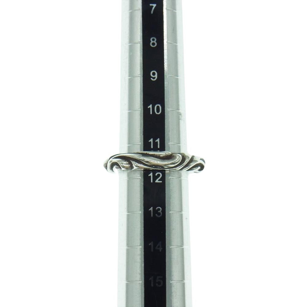 CHROME HEARTS クロムハーツ(原本無) SCRL BAND スクロール バンド リング シルバー系 11.5号【中古】