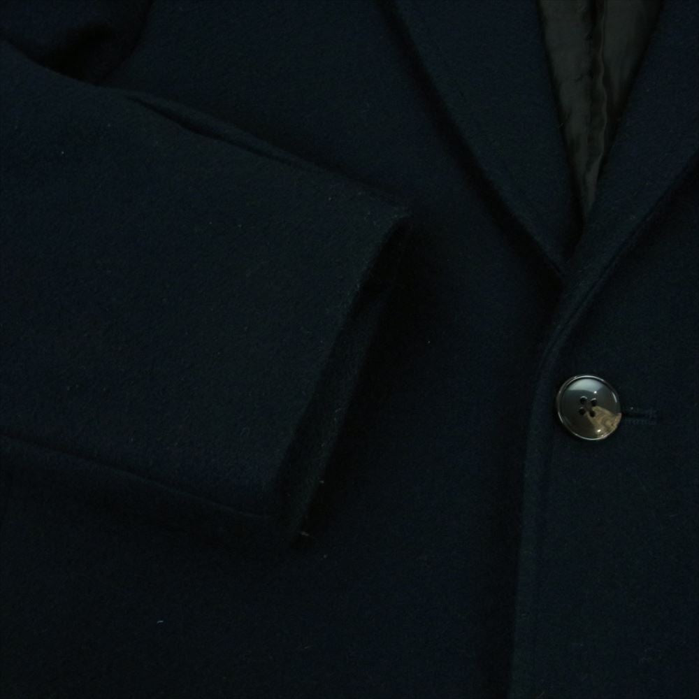 Adam et Rope' アダムエロペ GVQ-1700-B ウール混 チェスター コート 中国製 ダークネイビー系 L【中古】