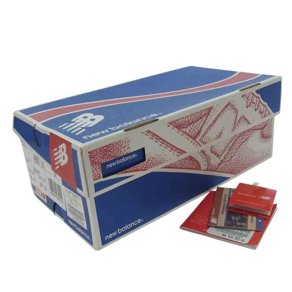 NEW BALANCE ニューバランス M997GY スエード ローカット スニーカー グレー系 27cm【中古】