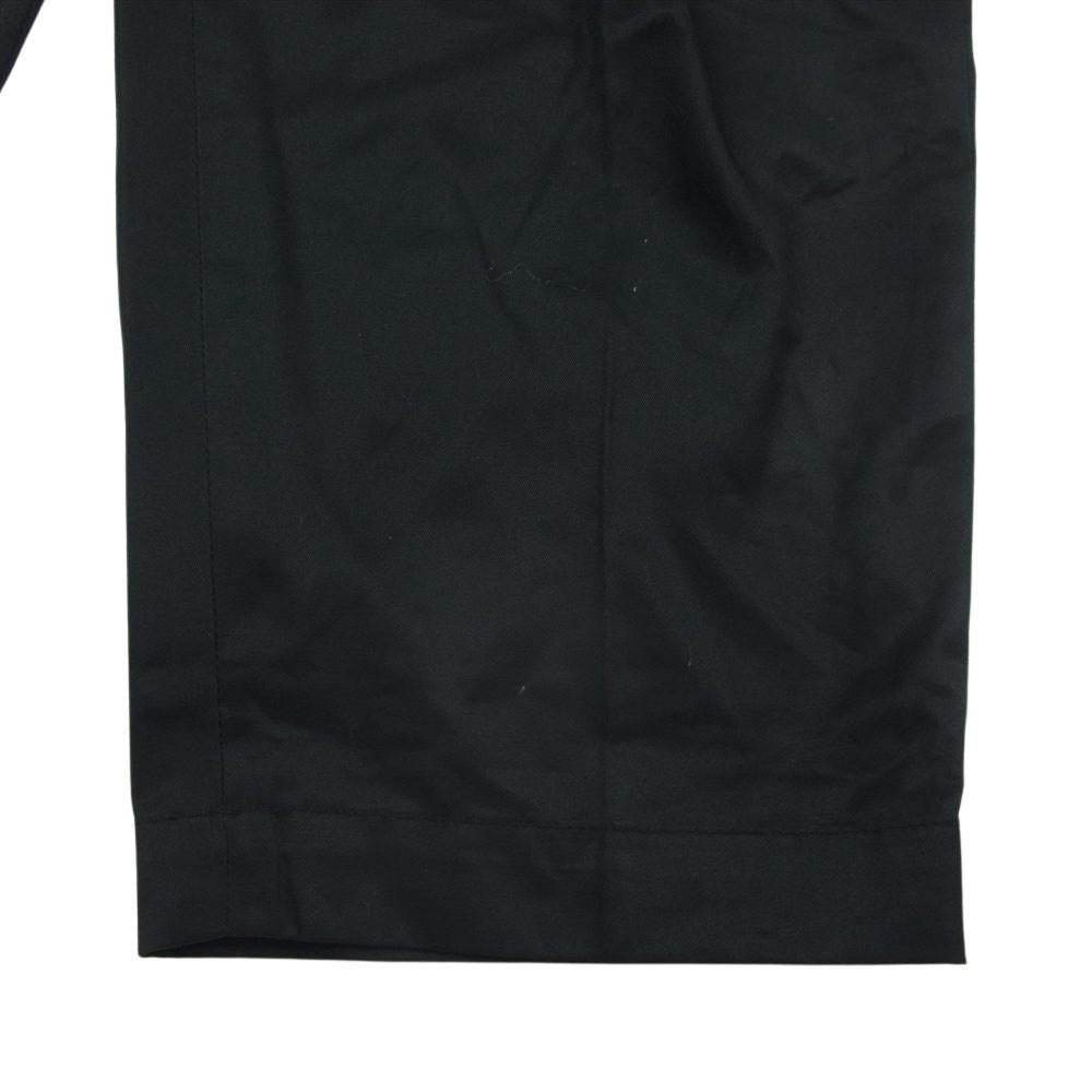 シークウェル 24SS SQ-24SS-PT-05 CHINO PANTS TYPE-CP ワイドテーパードシルエット ジッパーフライ クロップド パンツ ブラック系 M【中古】