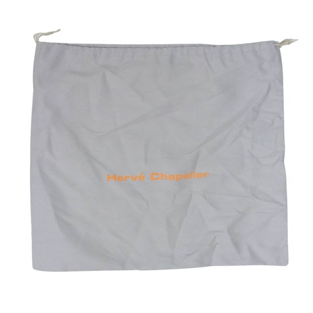 Herve Chapelier エルベ・シャプリエ 707GP リュクス 舟形トート マスティック×モカ ハンドバッグ ブラウン系【美品】【中古】