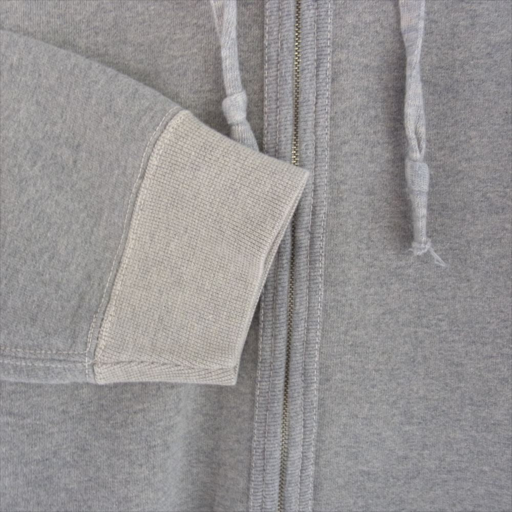 デラックスウエア SPZ-LP FULLZIP PARKA PLAIN ミディアム ウェイト フルジップ パーカー スウェット グレー系 USM【美品】【中古】