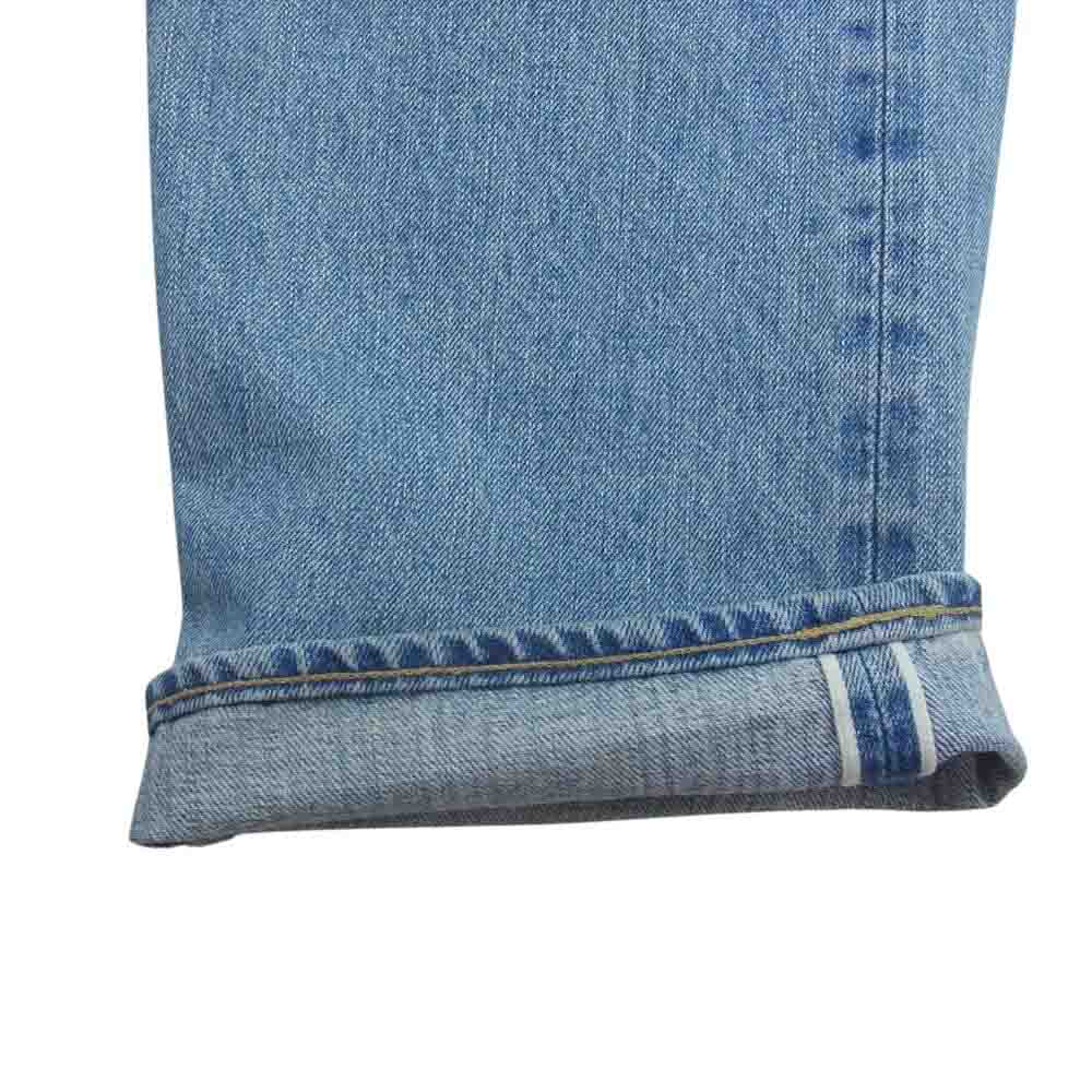 アプレッセ 24SS 24SAP-01-10H Washed Denim Pants 耳 セルビッジ ウォッシュド デニム パンツ インディゴブルー系 34【中古】