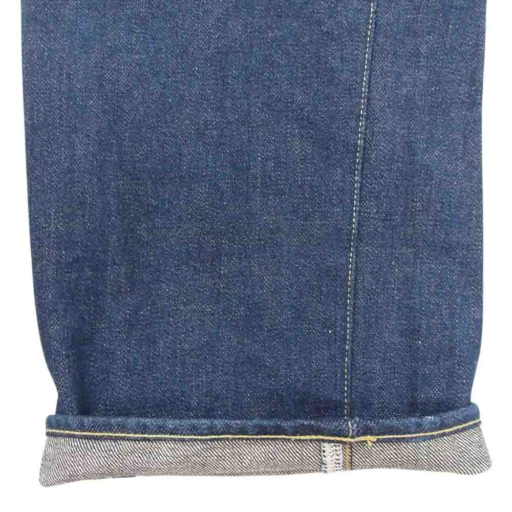 鬼デニム ONI-288-Ishikawadai オニ 15oz 石川台デニム レギュラー ストレート パンツ インディゴブルー系 33【極上美品】【中古】