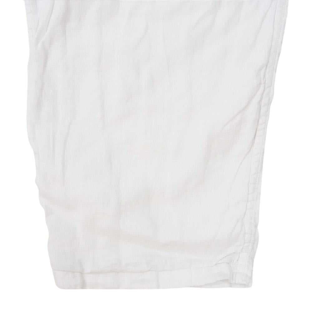 COMOLI コモリ 22SS V01-03018 リネン ダブル クロスド ロースト リング パンツ ホワイト系 1【中古】