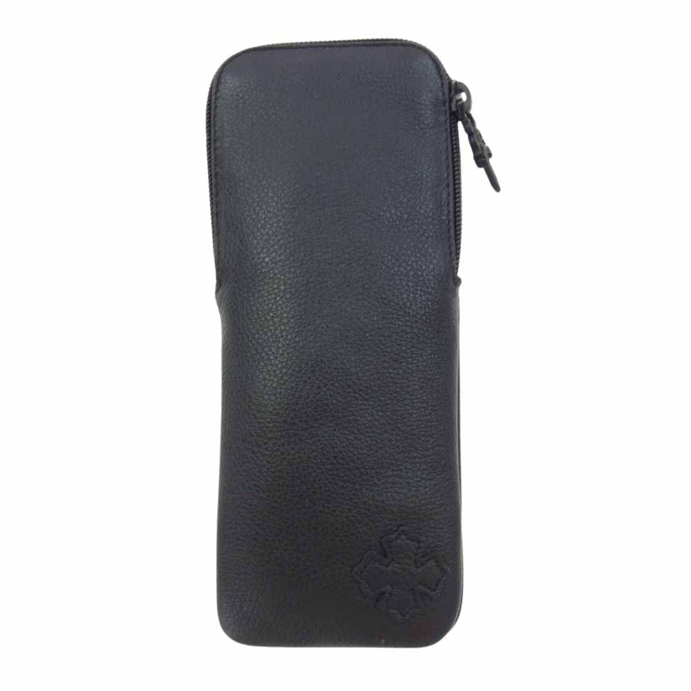 CHROME HEARTS クロムハーツ(原本無) アイウェアケース&アイウェアクロス付き VAGILANTE CHプラステンプル ウェリントン 眼鏡 メガネ サングラス 54□19-149 グレー系【中古】