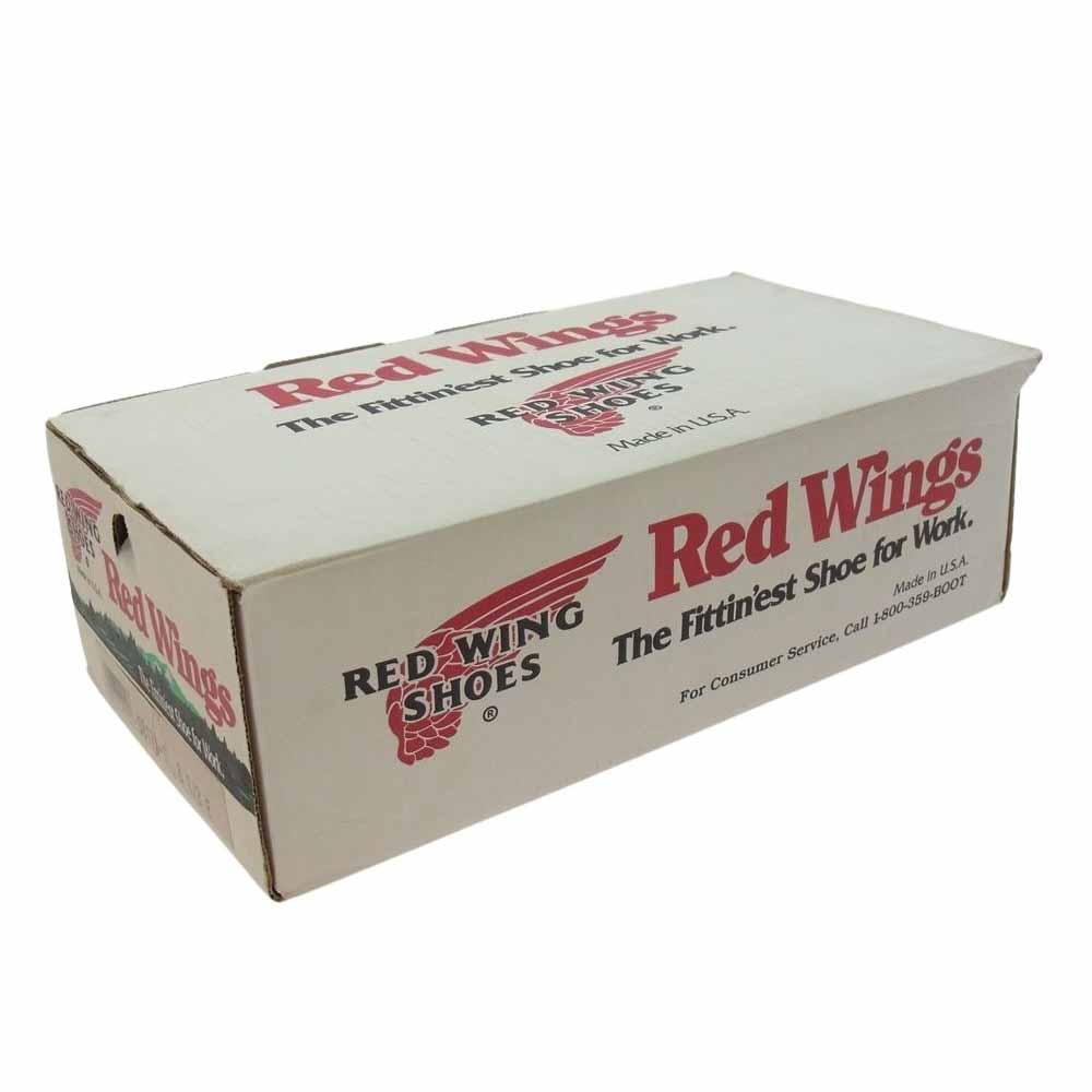 RED WING レッドウィング 8176 Moc toe Lug-sole 6インチモックトゥ ラグソール 羽タグ アイリッシュセッター ワーク ブーツ ブラック系 8.5E【中古】