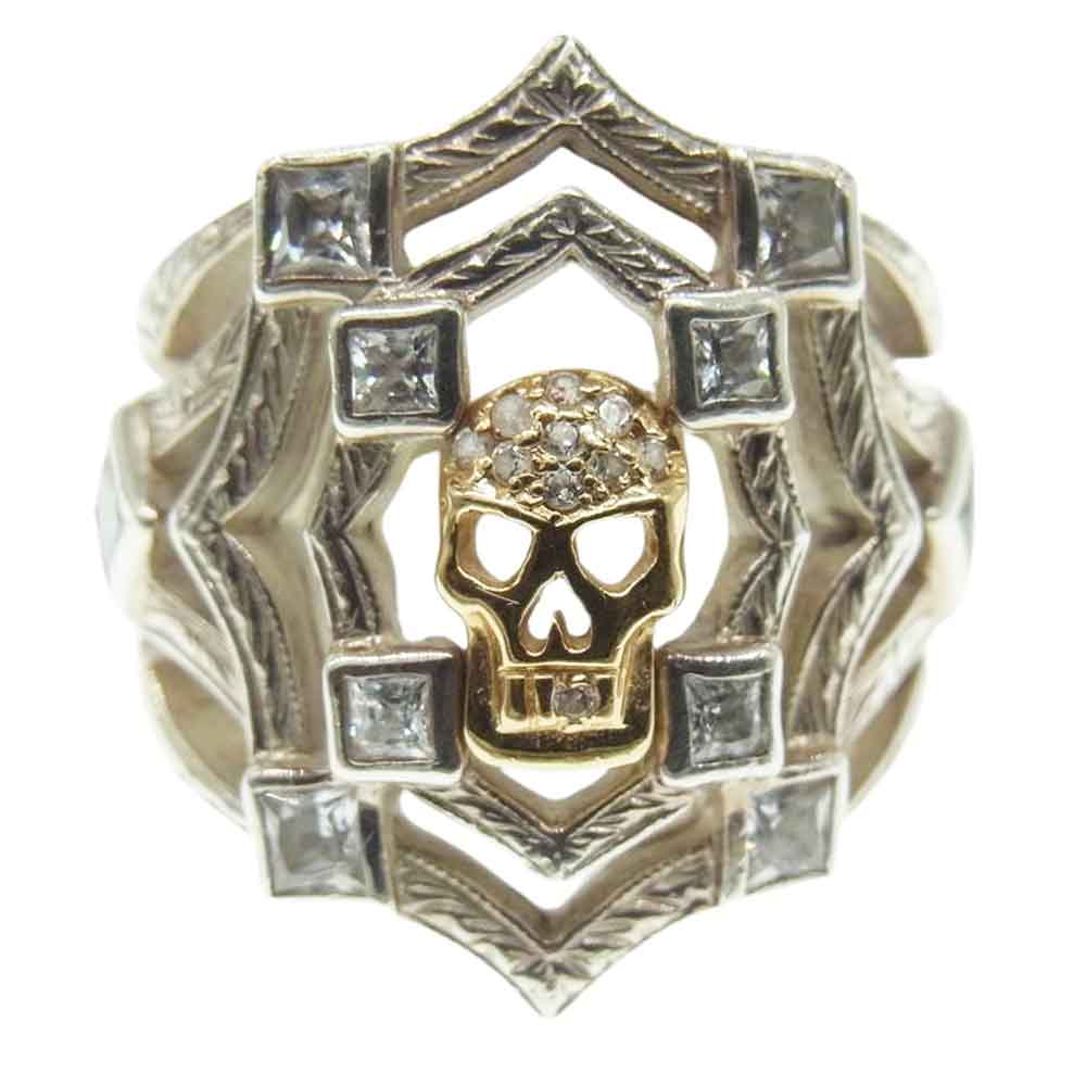 Loree Rodkin ローリーロドキン 18K×シルバー925 スパイダー スカル