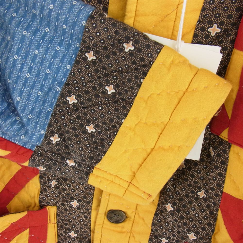 ボーディ 22AW BLAZING STAR QUILT JACKET ブレイジング スター キルト ジャケット マルチカラー系 XS【美品】【中古】