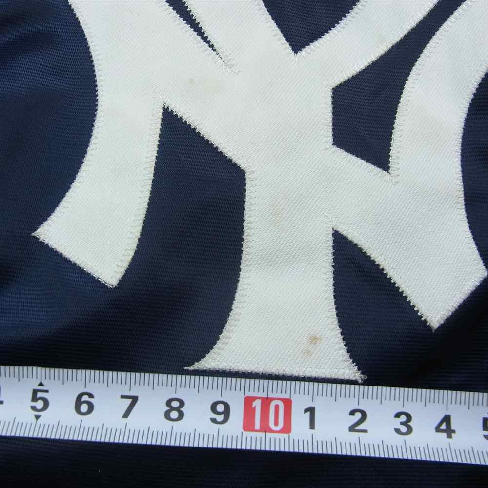 マジェスティック New York Yankees ニューヨークヤンキース JACKSON MATISSE ジャクソンマティス スタジャン ブルゾン ネイビー系 S【中古】