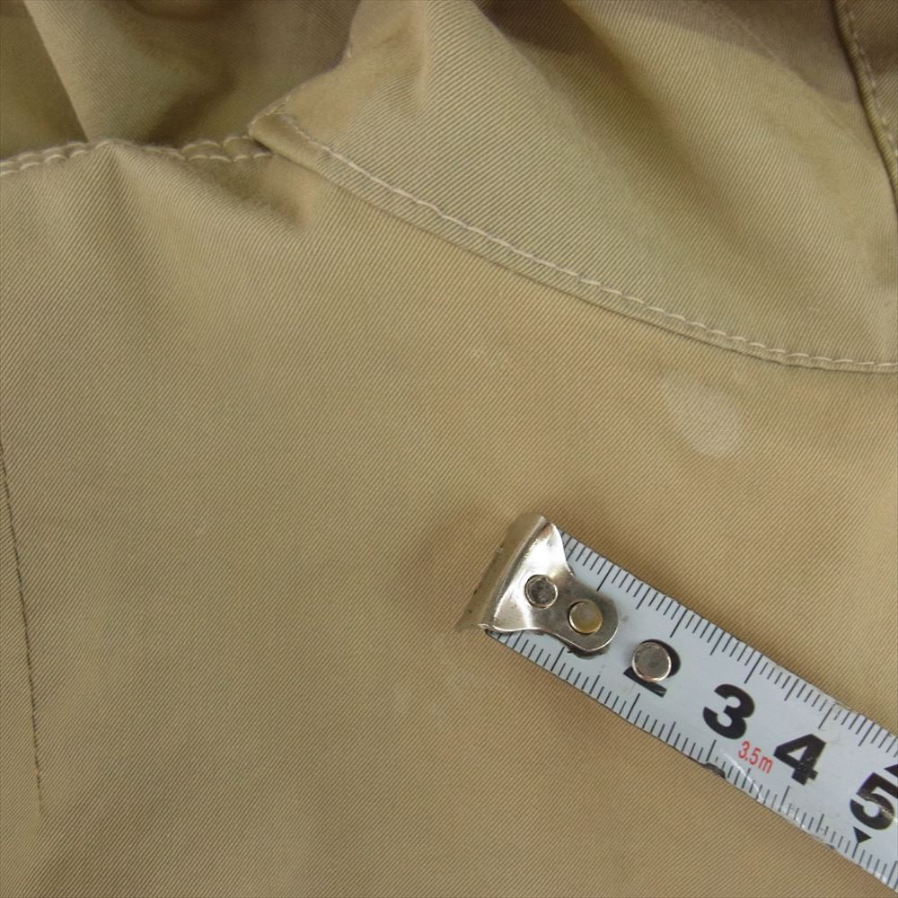 BALMAIN バルマン S8H3054T309 ライオン ボタン フード付き ジップ コート ベージュ系 48【中古】