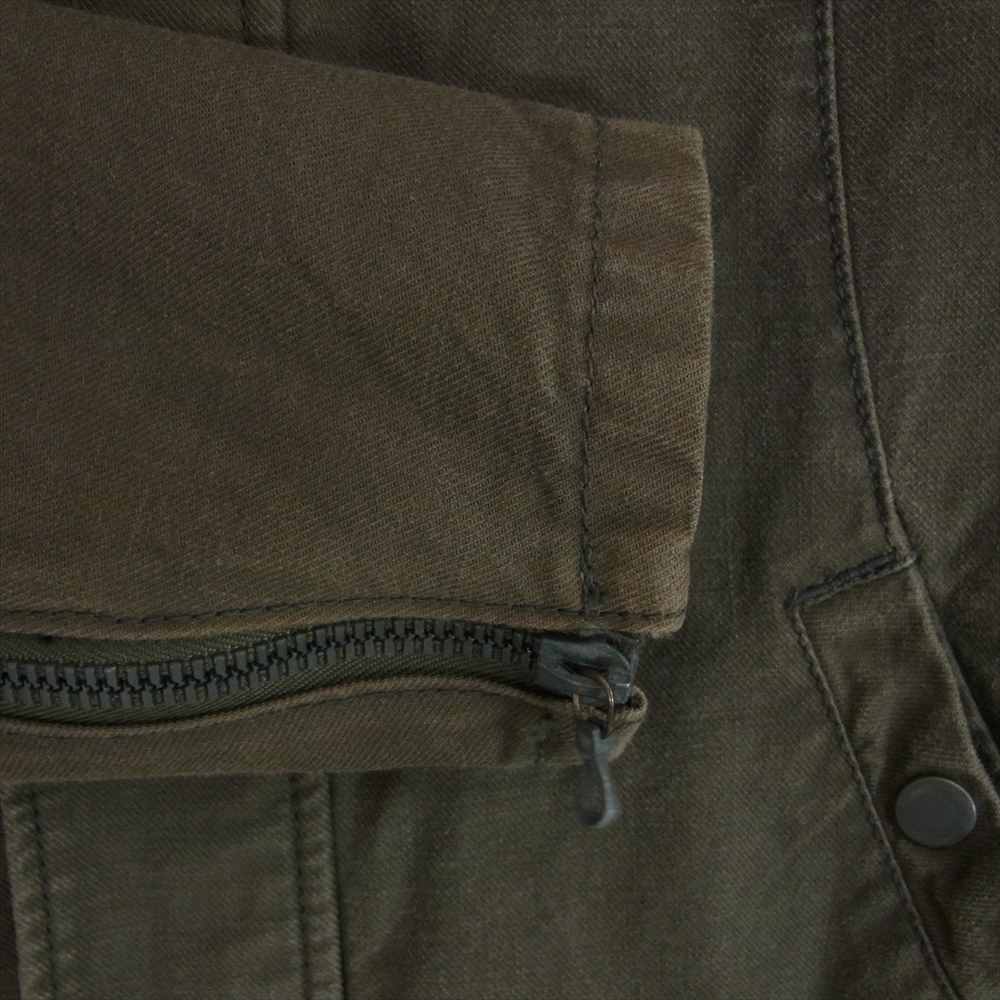 リップヴァンウィンクル R0-1901 ファー ジップアップ コート カーキ系 3【中古】