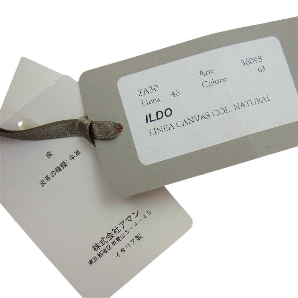 ZANELLATO ザネラート ILDO CANVAS イルド キャンバス リュック ベージュ系【美品】【中古】