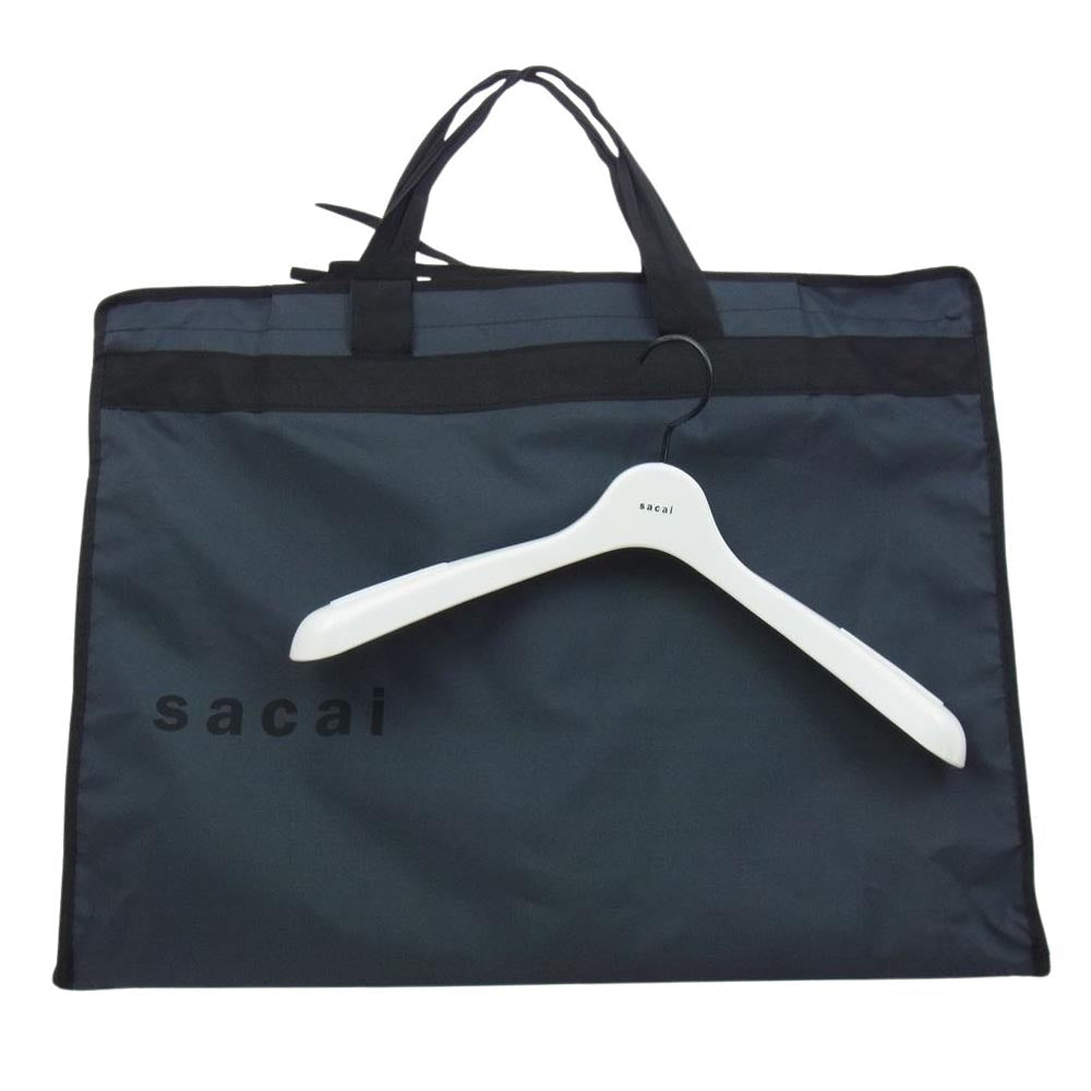 Carhartt カーハート × sacai サカイ 24SS 24-03390M WIP reversible DUCK COAT リバーシブル ダック コート ブラック系 1【極上美品】【中古】