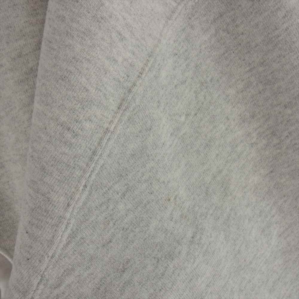Supreme シュプリーム 22AW Satin Applique Hooded Sweatshirt サテン アップリケ スウェット プルオーバー パーカー フーディ グレー系 L【中古】