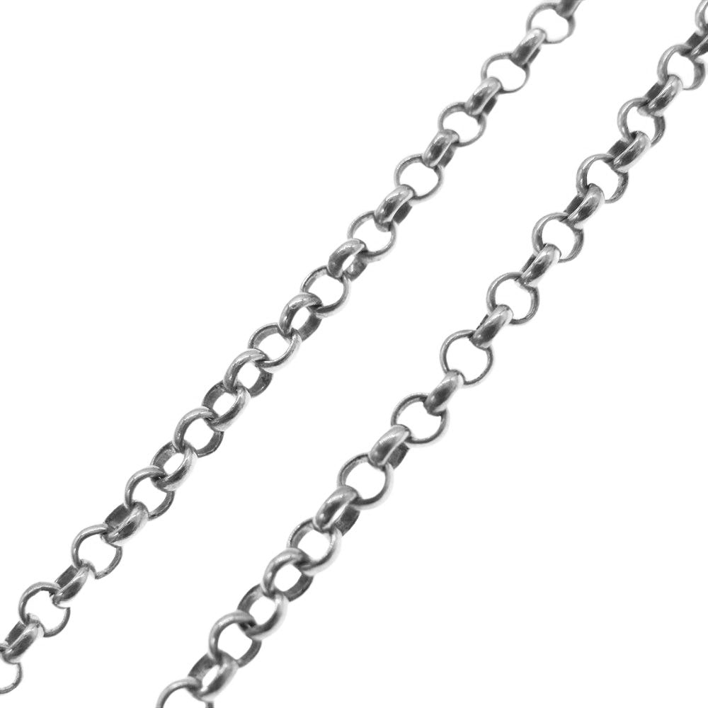 CHROME HEARTS クロムハーツ(原本無) NECKCHAIN ロールチェーン 18inch 18インチ ネックレス シルバー系【中古】