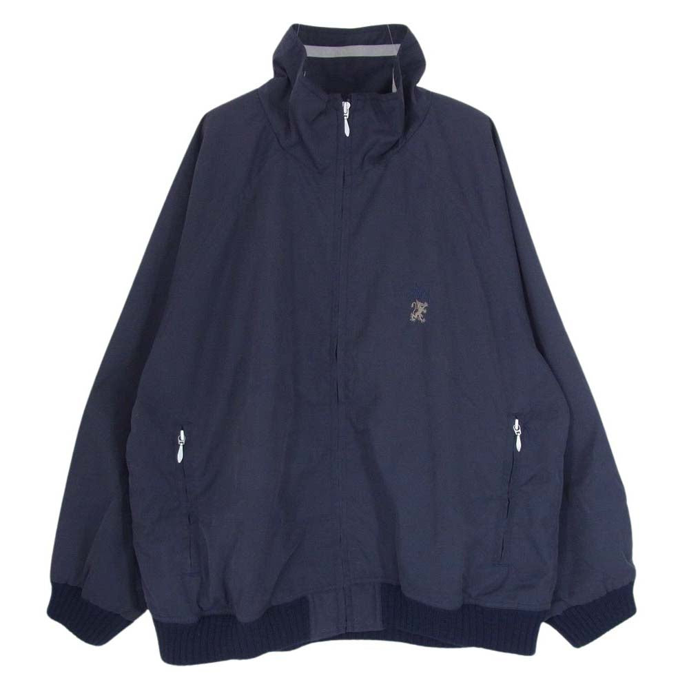 STUSSY ステューシー 紺タグ 胸ロゴ グリフィン刺繍 フルジップ