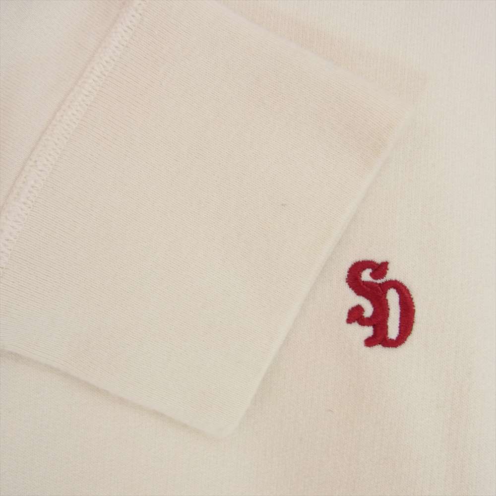 STANDARD CALIFORNIA スタンダードカリフォルニア SD Pima Cotton Crew Sweat ピマ コットン クルー ネック スウェット ベージュ系 M【極上美品】【中古】