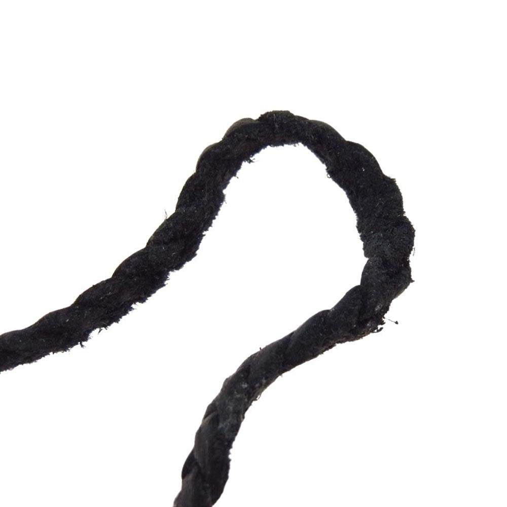 CHROME HEARTS クロムハーツ(原本無) LEATHER BRAID スクロール レザー ブレード ブラック系 シルバー系【中古】