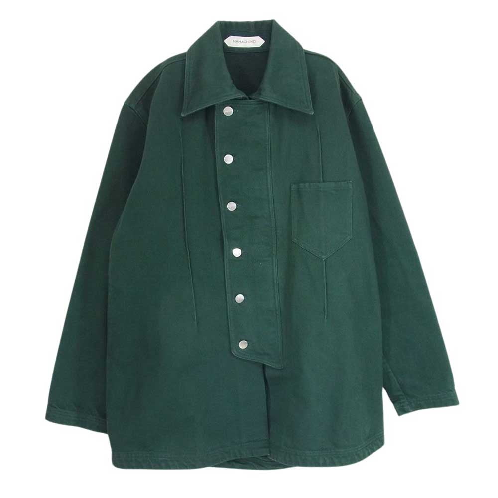 ナマチェコ NAMACHEKO Manni Denim Shirt Bottle Green デニム ジャケット グリーン系 S【中古】 ナマチェコ Manni Denim Shirt Bottle Green デニム ジャケット