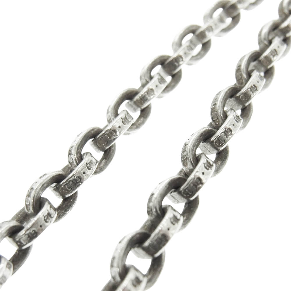CHROME HEARTS クロムハーツ(原本無) PAPER CHAIN 18inch ペーパーチェーン 18インチ ネックレス シルバー系【中古】
