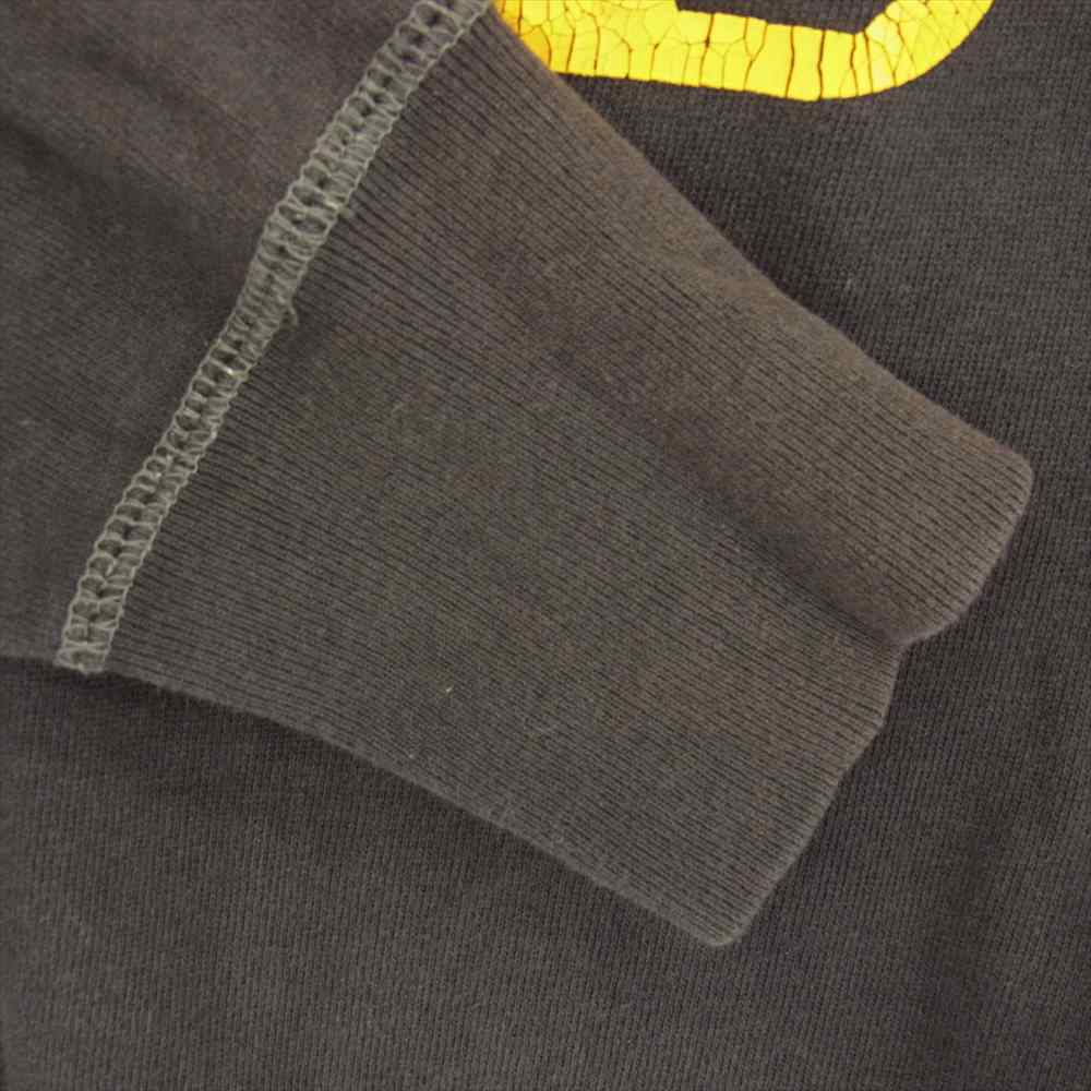 Champion チャンピオン 復刻 ランタグ クルーネック カレッジプリント スウェット ダークネイビー系【中古】