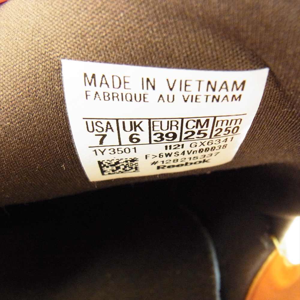 Reebok リーボック GX6341 Instapump Fury インスタ ポンプ フューリー スニーカー イエロー系 25cm【中古】