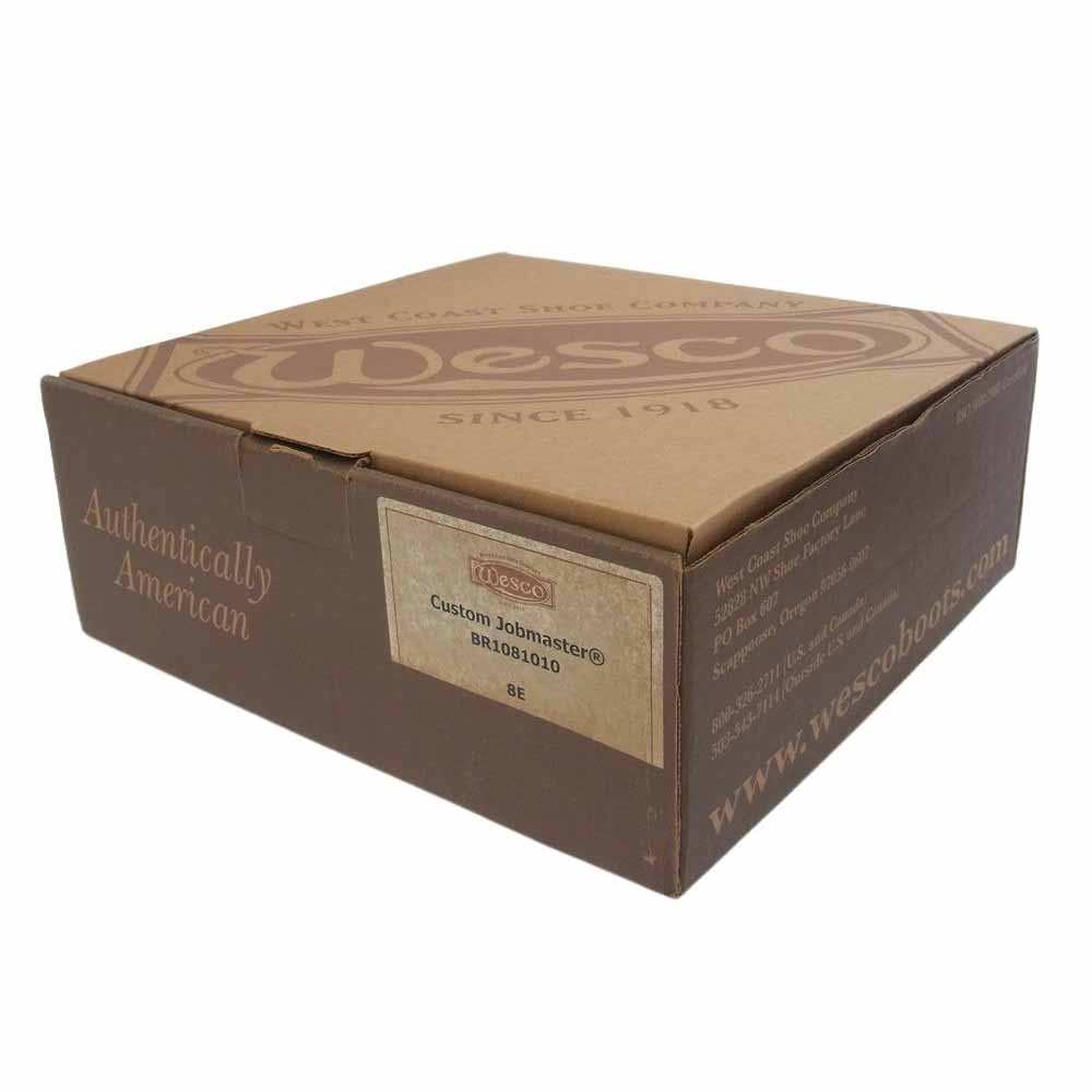 WESCO ウエスコ BR1081010 CUSTOM JOBMASTER カスタム ジョブマスター スエード ブラウン 8インチ ブラウン系 8E【中古】