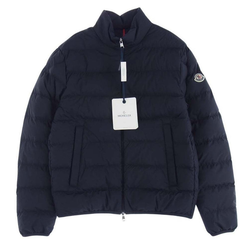 MONCLER モンクレール 24SS J20911A00077 54A81 Baudinet Jacket ショート ダウンジャケット ネイビー系  2【極上美品】【中古】