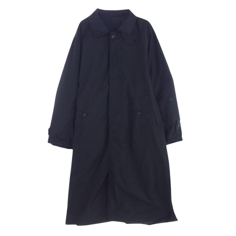 stein ST.214 OVERSIZED WIND COAT オーバーサイズド ウィンド コート コットン ナイロン ステンカラーコート  ブラック系 M【中古】