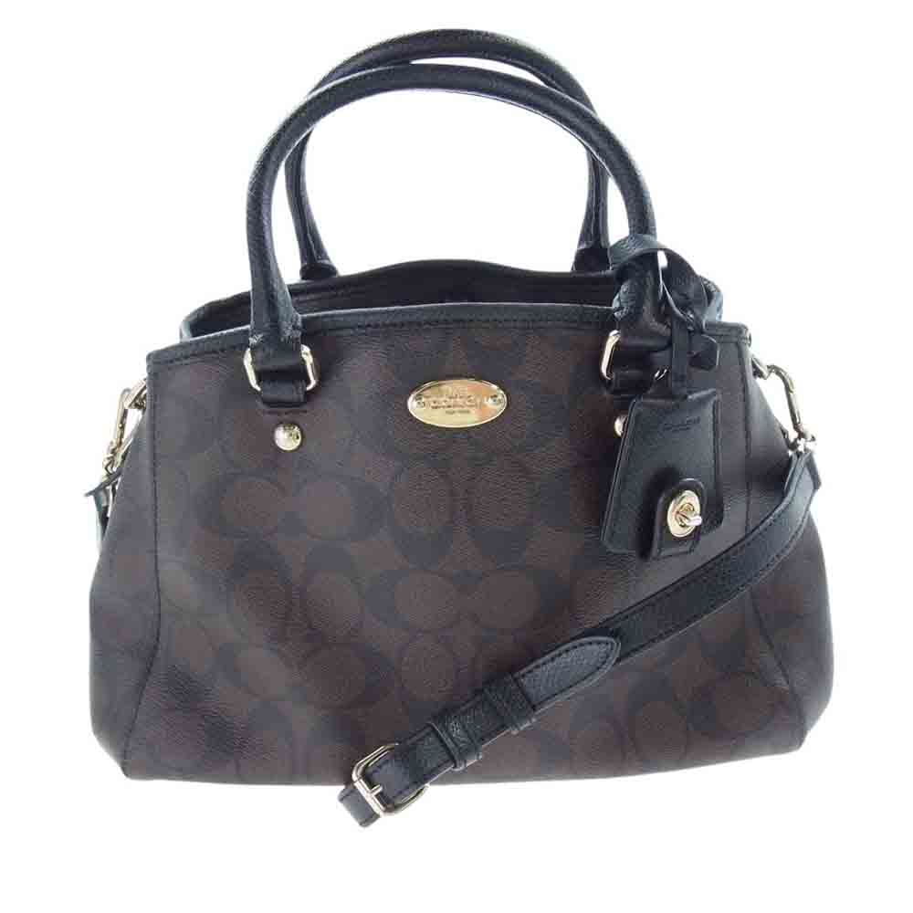 COACH コーチ F34605 ミニ マーゴット シグネチャー ロゴ 2WAT ハンド 