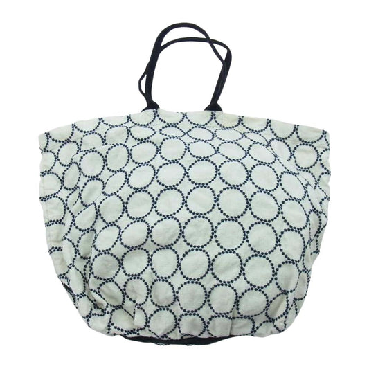 mina perhonen ミナペルホネン tambourine タンバリン トート バッグ オフホワイト系【中古】