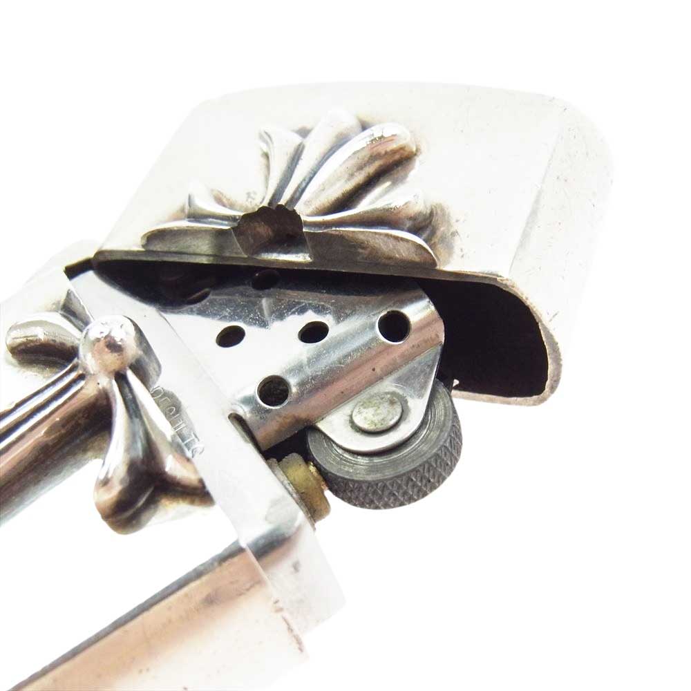 CHROME HEARTS クロムハーツ(原本無) ZIPPO LIGHTERZ-V1 スモール CHクロス ジッポ ライター【中古】