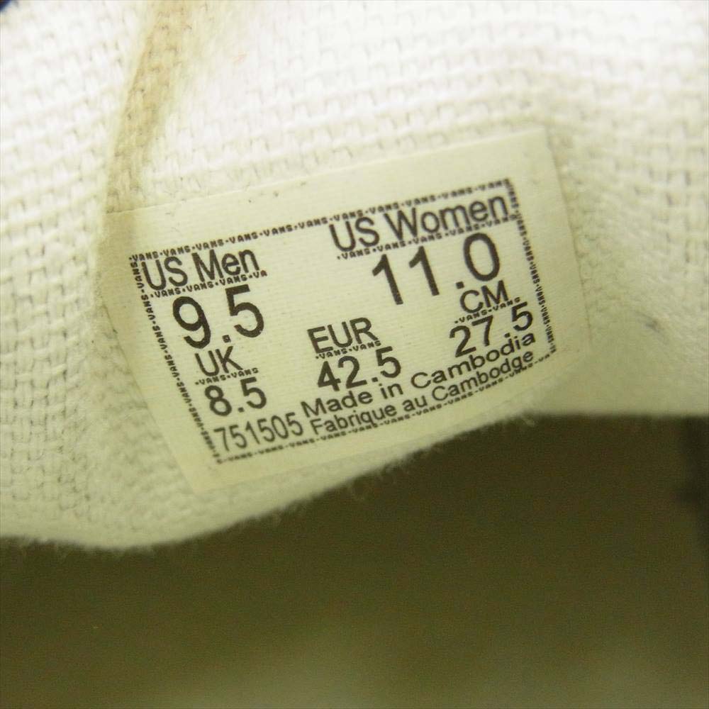 VANS バンズ VN000EE3BLK AUTHENTIC オーセンティック ブラック系 27.5cm【中古】