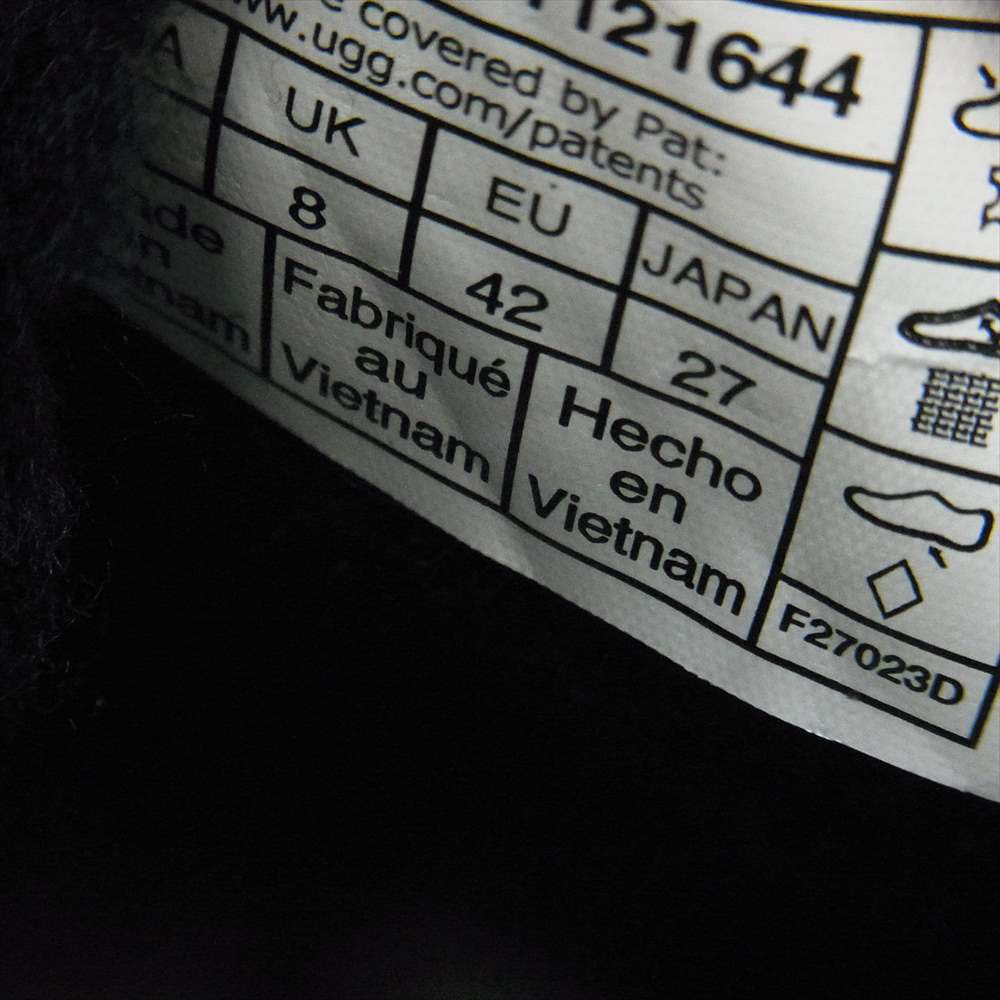 UGG アグ 1121644 neumel chelsea black サイドゴア ムートン ブーツ ブラック系 27cm【中古】