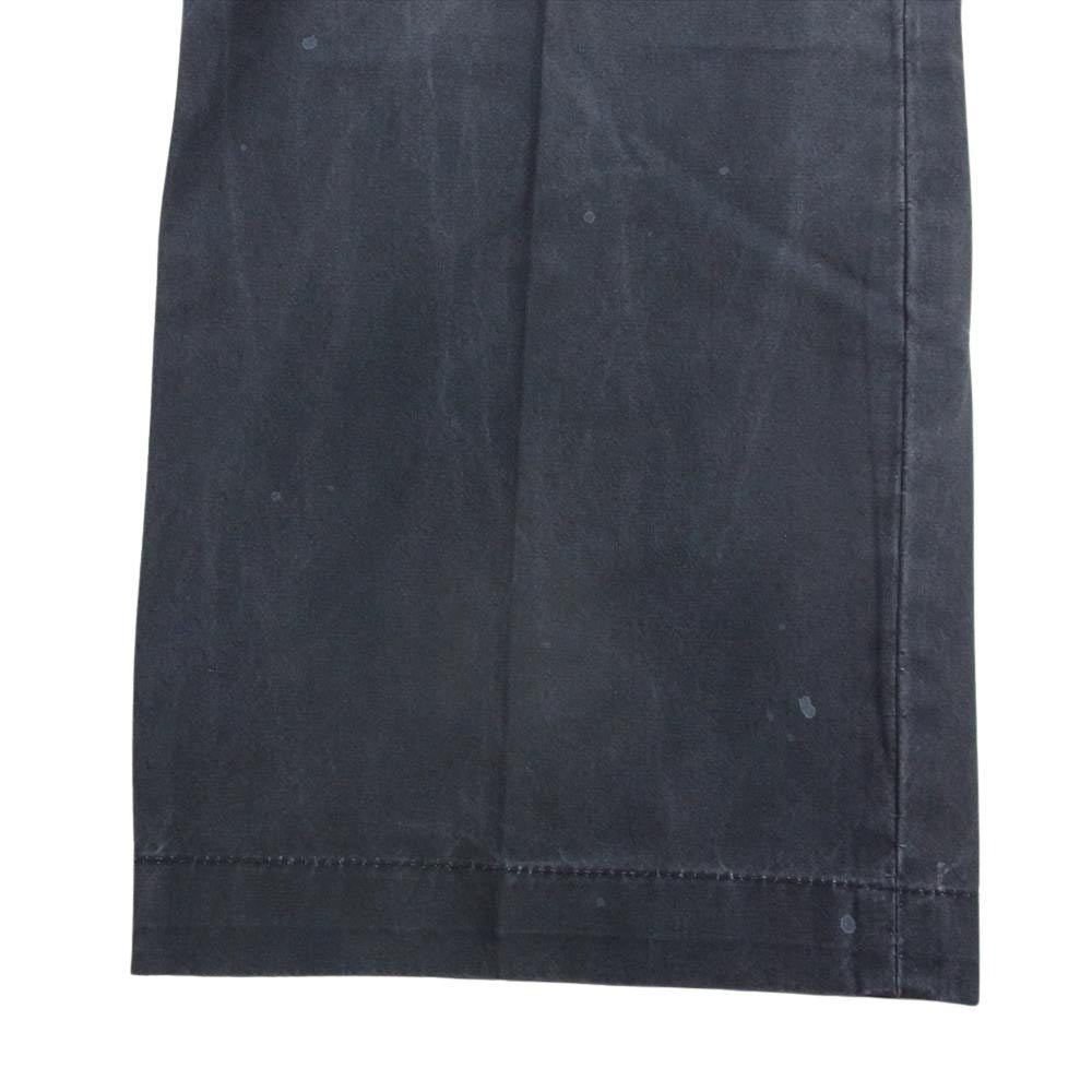 VISVIM ビズビム 22AW 0222905008007 ICT FIELD CHINO PANTS DMGD フィールド チノ パンツ ブラック系 4【中古】