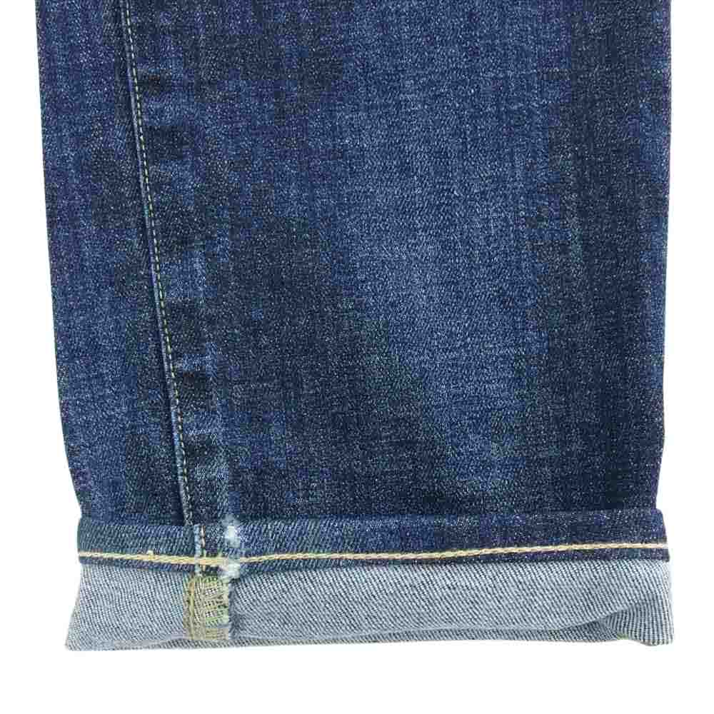 レッドカード ヴィンテージ加工 ストレート デニム パンツ インディゴブルー系 31【中古】