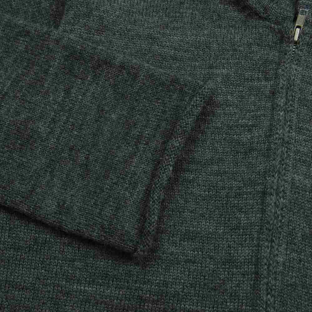COMME des GARCONS HOMME PLUS コムデギャルソンオムプリュス AD2011 PH-N008 ジップアップ ニット フーディ パーカー 日本製 グレー系 M【中古】