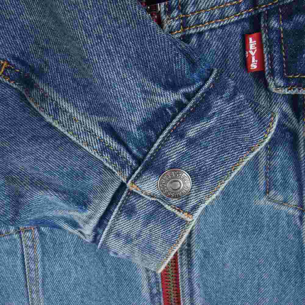 Levi's リーバイス A89900000 × MCLAREN RACING COLLECTION ヘリテージトラッカージャケット インディゴブルー系 L【新古品】【未使用】【中古】