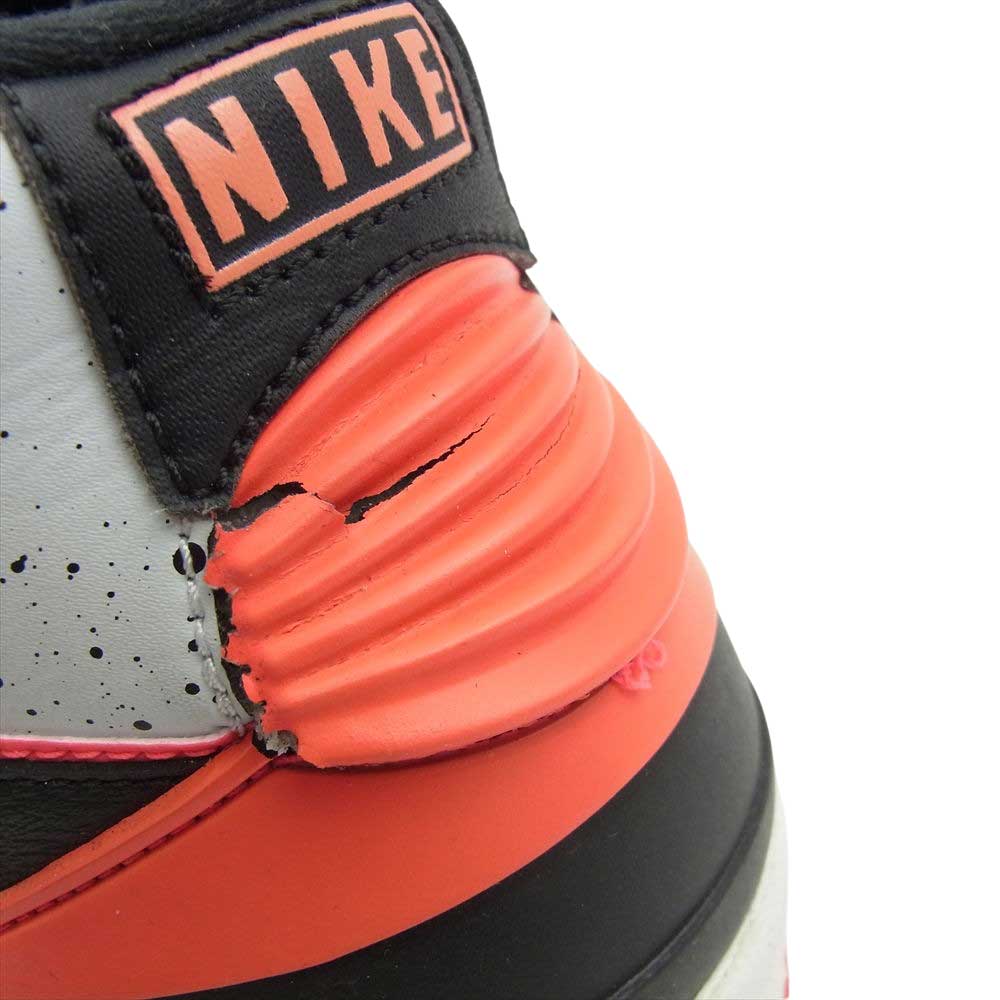 NIKE ナイキ 385475-023 Air Jordan 2 Retro Infrared Cement エアジョーダン 2 レトロ インフラレッド セメント スニーカー ブラック系 27cm【中古】