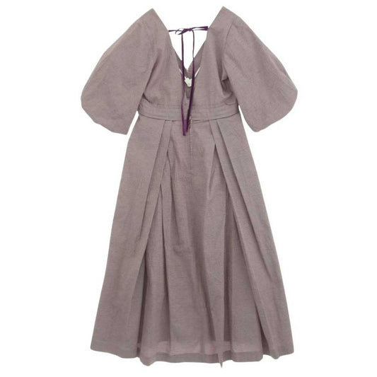 スタイリング 16WF0191026 パフスリーブ ギンガムチェック ワンピース 0 【中古】