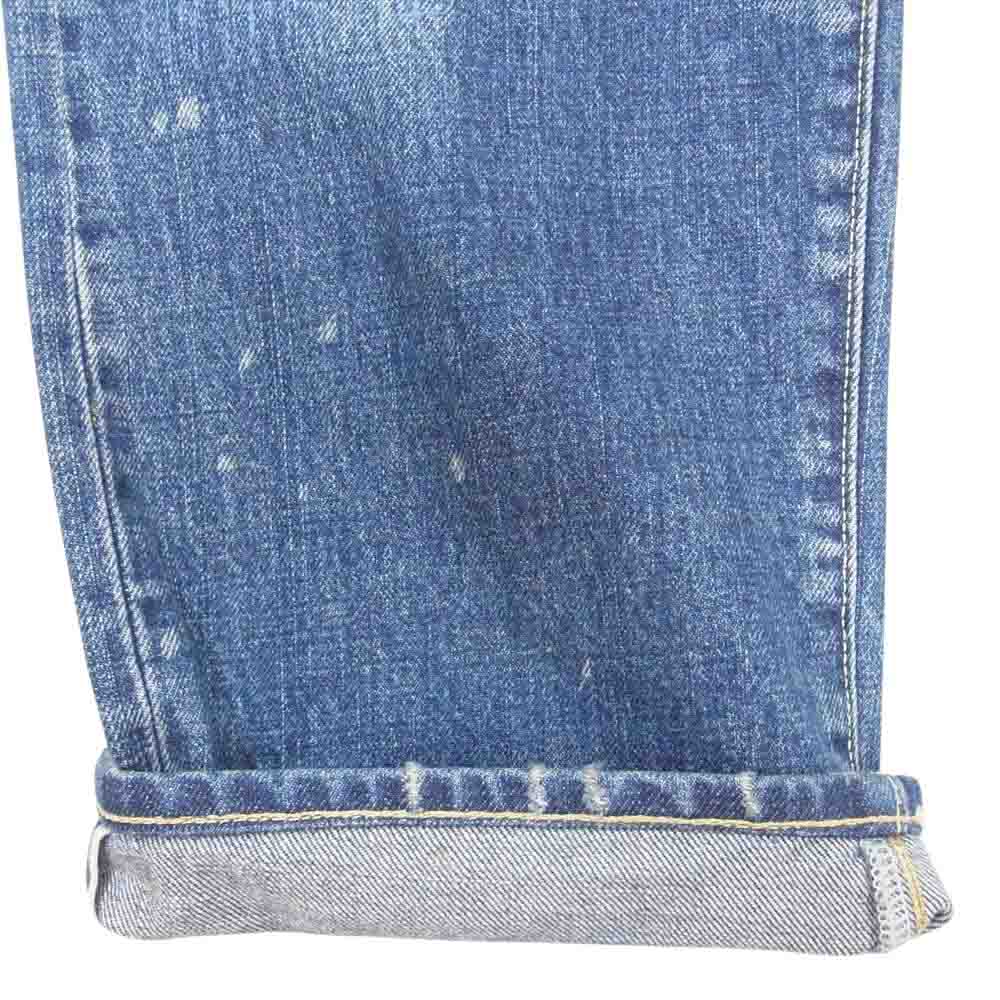 VISVIM ビズビム 21AW 0121205005019 SOCIAL SCULPTURE 18 DAMAGED-29 ソーシャル スカルプチャー ダメージ加工 デニムパンツ ジーンズ インディゴブルー系 34【中古】