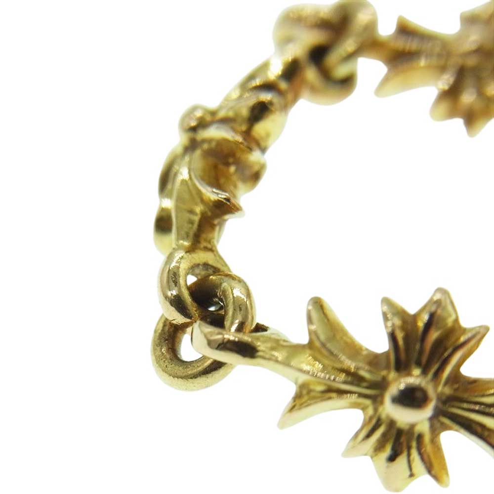 CHROME HEARTS クロムハーツ(原本無) 22K RING TNY E CH PLS タイニーE CHプラス リング 12号【中古】