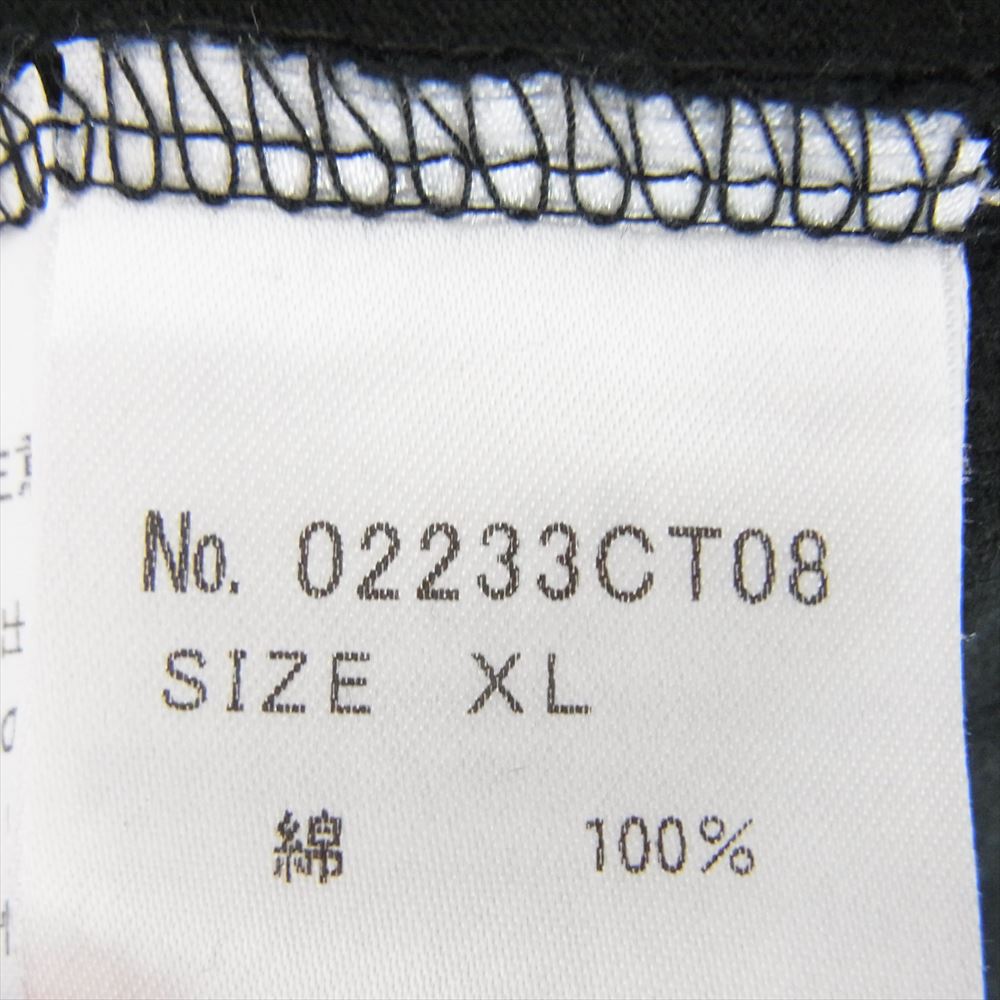 HYSTERIC GLAMOUR ヒステリックグラマー 23AW 02233CT08 HYSTERIC STARING GIRL Tシャツ ブラック系 XL【中古】