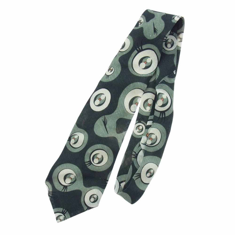 ISSEY MIYAKE イッセイミヤケ MEN メン 村上隆 シルク 総柄 ネクタイ