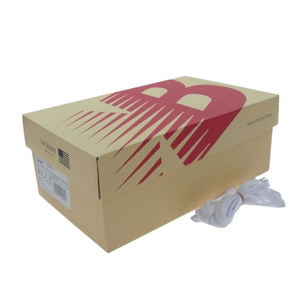 NEW BALANCE ニューバランス U993WS フェイクバスターズ鑑定済 USA製 993 WS スエード メッシュ ローカット スニーカー ベージュ系 27cm【極上美品】【中古】